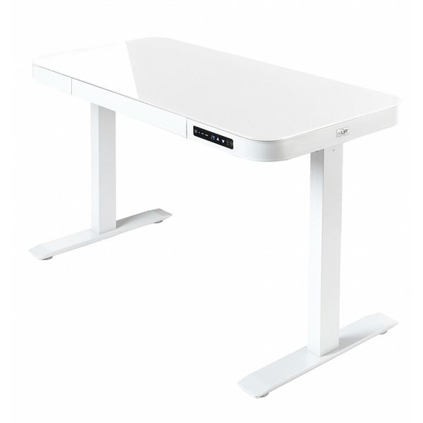 AIRLIFT Glass Electric Standing Desk, 48