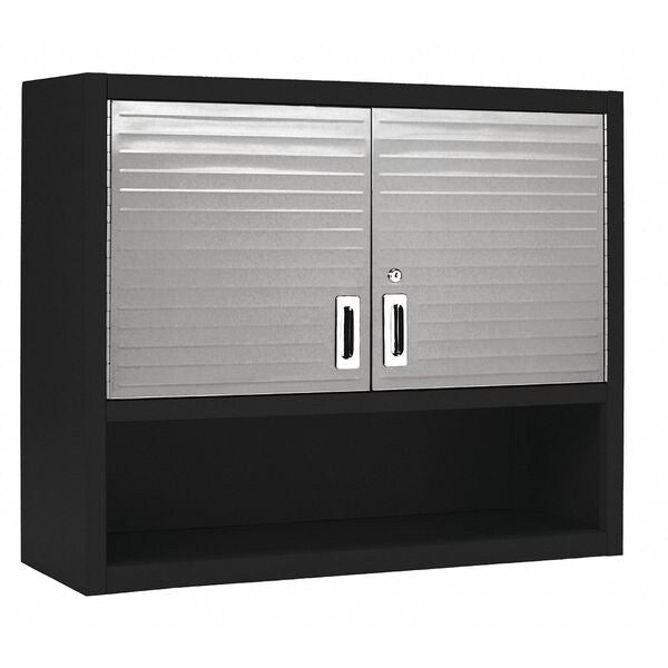 Wall Cabinet, UltraHD, w/Open Shelf, Gr