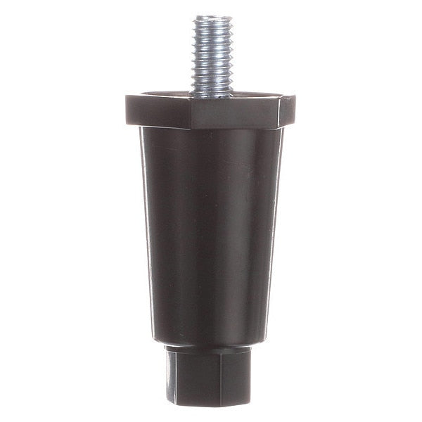 Black Appliance Leg, 3/8-16 x 5/8