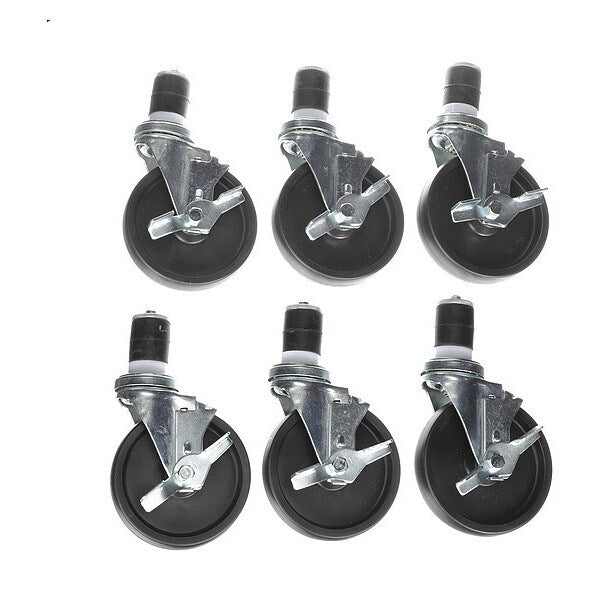 Caster Kit, Med Duty 1-5/8