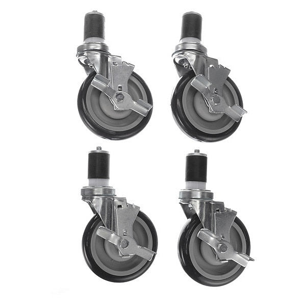 Caster Kit, Med Duty 1-5/8