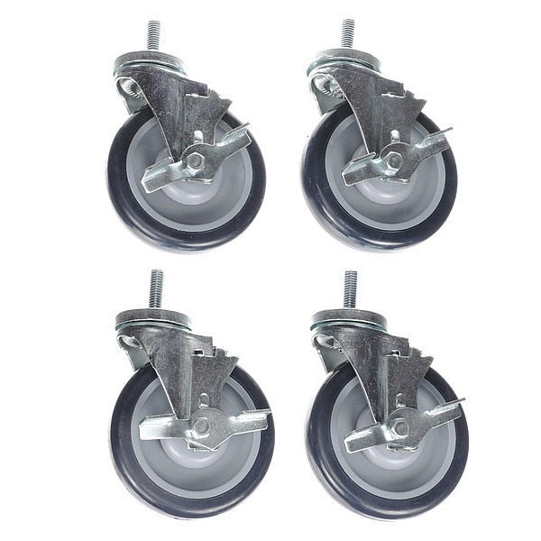 Caster Kit, Med Duty 1/2-13 x 1