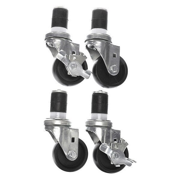 Caster Kit, Med Duty 1-5/8
