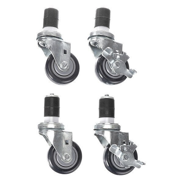 Caster Kit, Med Duty 1-1/2