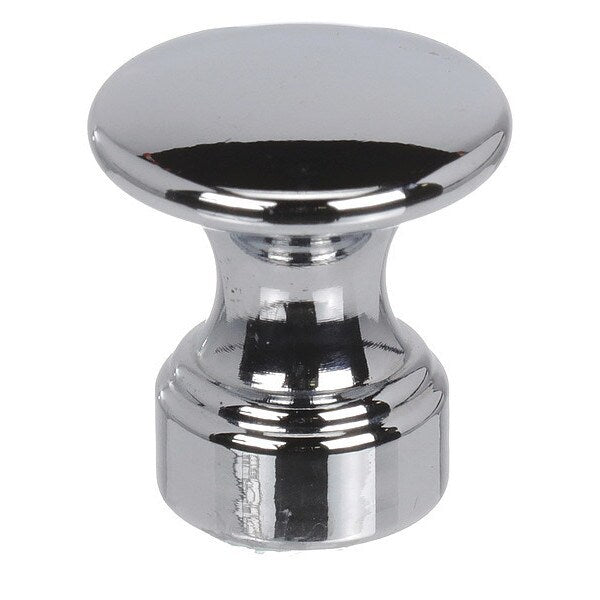 Chrome Plated Brass Knob, 5/8