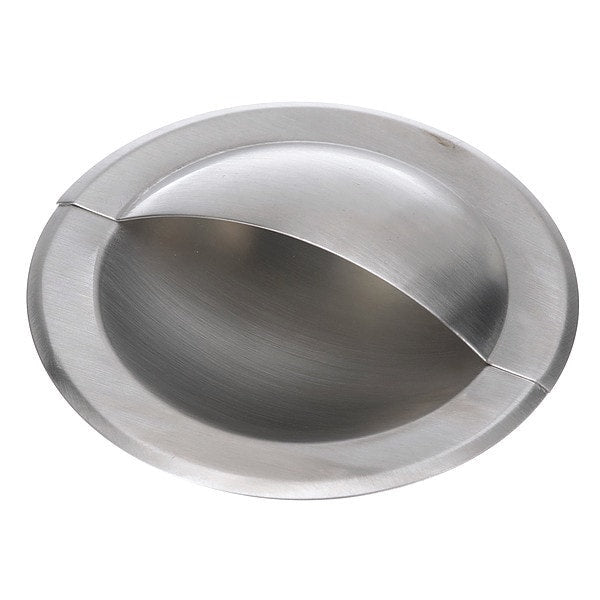 Drawer Pull, Stainlss Steel Round Recssed