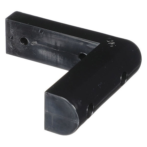 Black Rubber Corner Bumper, Square E