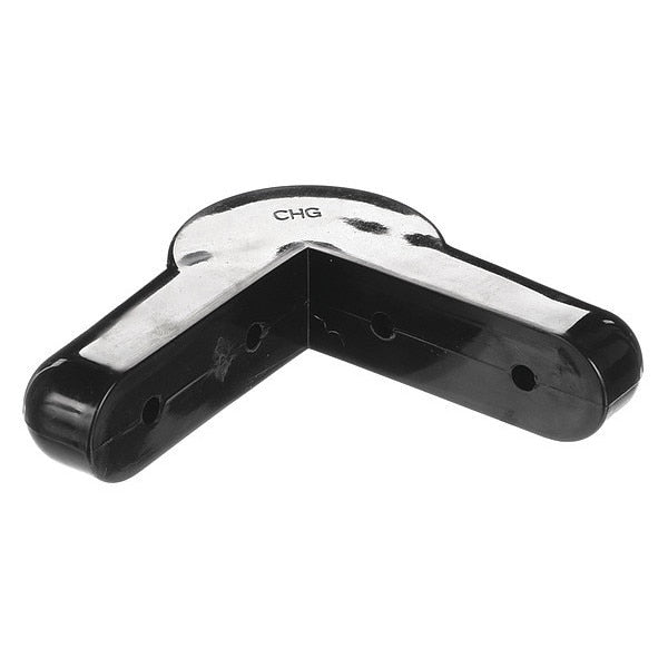 Black PVC Corner Bumper, Round Ends 4-