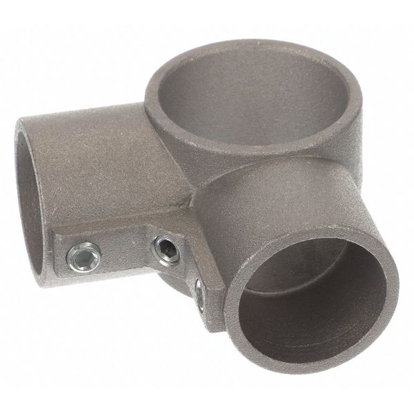 Brushed Aluminum Corner Cross Brace Fitting For 1-5/8