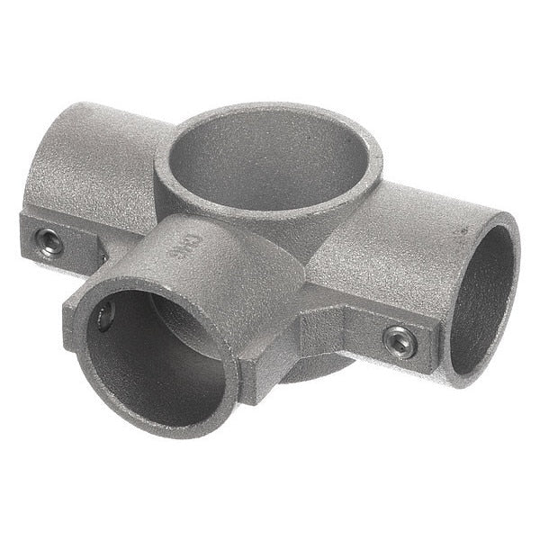 Brushed Aluminum Center Cross Brace Fitting For 1-5/8