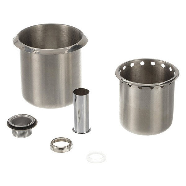 EncoreÂ® Stainless Steel Dipper Well Assembly complete less faucet