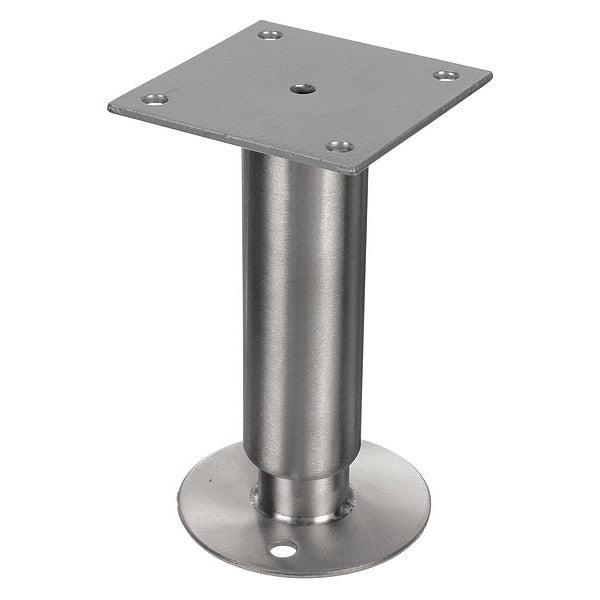 S/S Security Equip Leg Mtg Plate Adj Fl