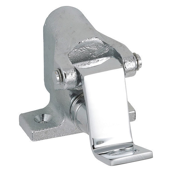 EncoreÂ® Foot Valve Single pedal rough chrome valve body