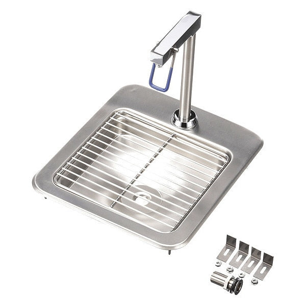 EncoreÂ® Stainless Steel Water Station complete with Glass Filler