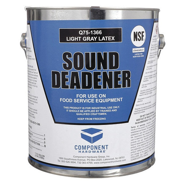 Latex Sound Deadener Can, 1 Gal., Gray