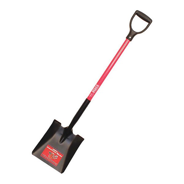Point Shovel, Square, 14 ga., Fiberglass