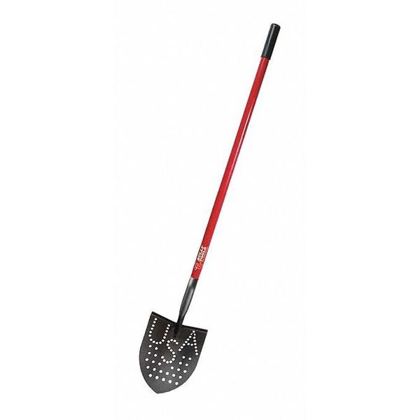 Mud Shovel, 14 ga. steel, Fiberglass Long Handle