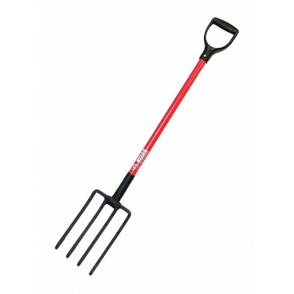 Spading Fork, Fiberglass, D-Grip Handle