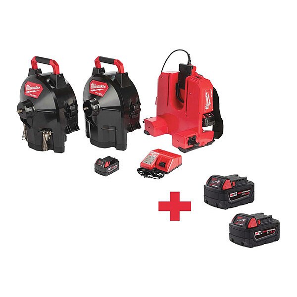 100 ft Corded Drain Cleaning Machine, 18V