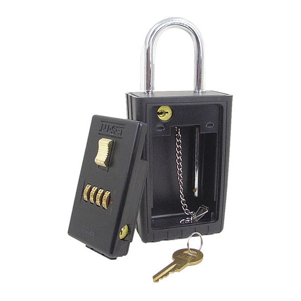 Lock Box, 4-Number, Hanging Shackle