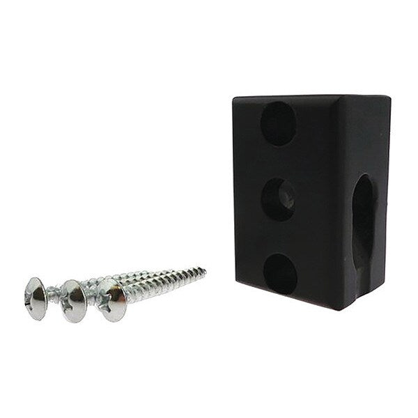 Lock Box Wall Mount Bracket, Steel, Black
