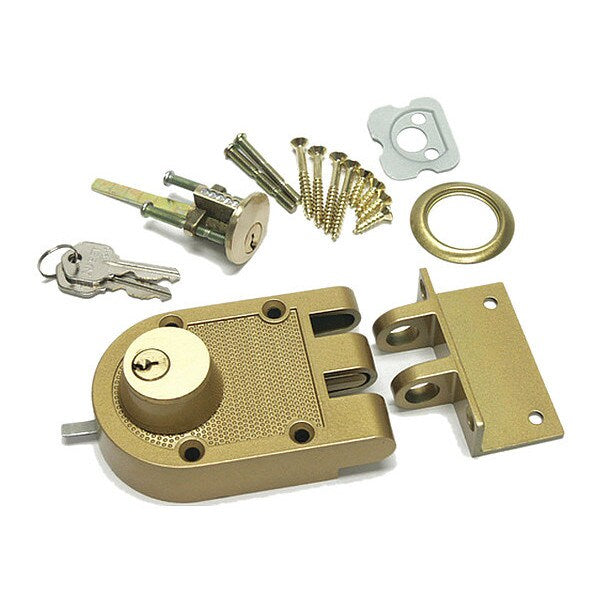 Jimmy Proof Deadbolt, Double Cylinder