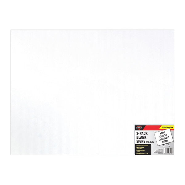 Sign, Blank, 15x19