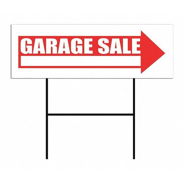 Sign/Stake, Garage/Yard Sale, 6x17