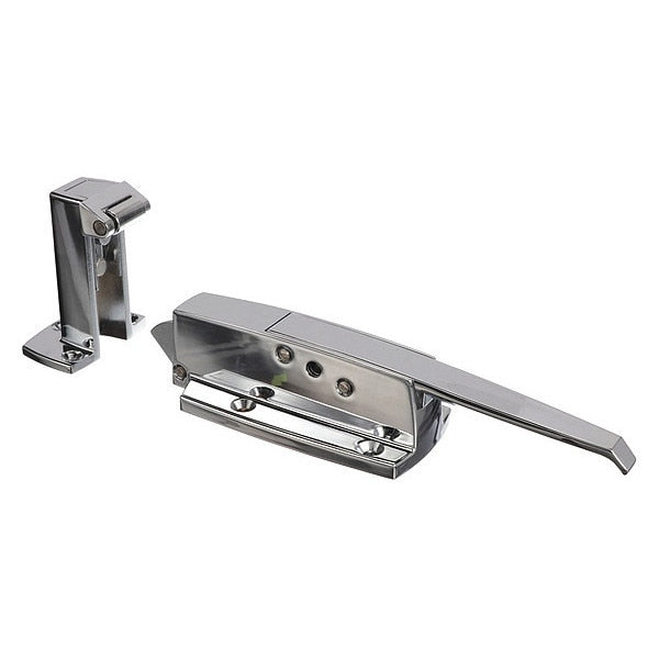 Offset Polished CP Walk-In Cooler Door L