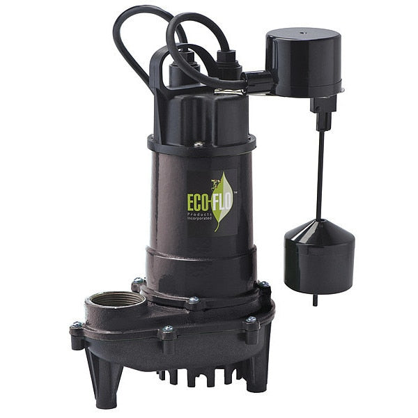 Cast Iron Sump Pump, Vrtical Switch 1/3HP