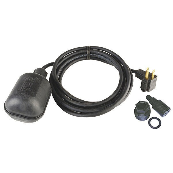 Tethered Piggyback Float Switch, 10 ft