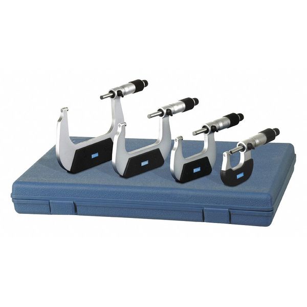 Outside Inch Micrometer Set, 0- 4