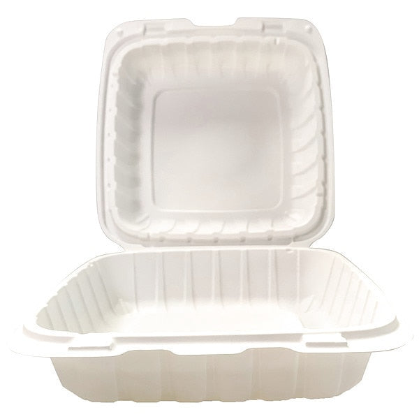 Disp Carry-Out Ctnr, 8in W, Ivory, PK150