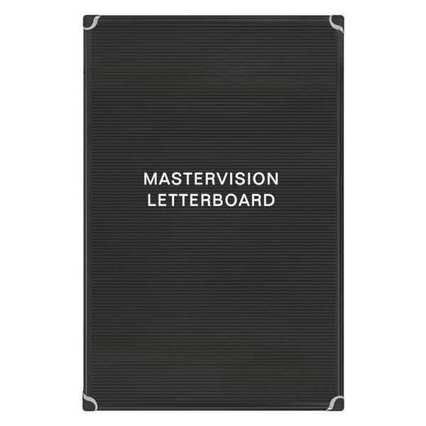 Letter Board 2 ft.x3ft., Black, Aluminum Frame