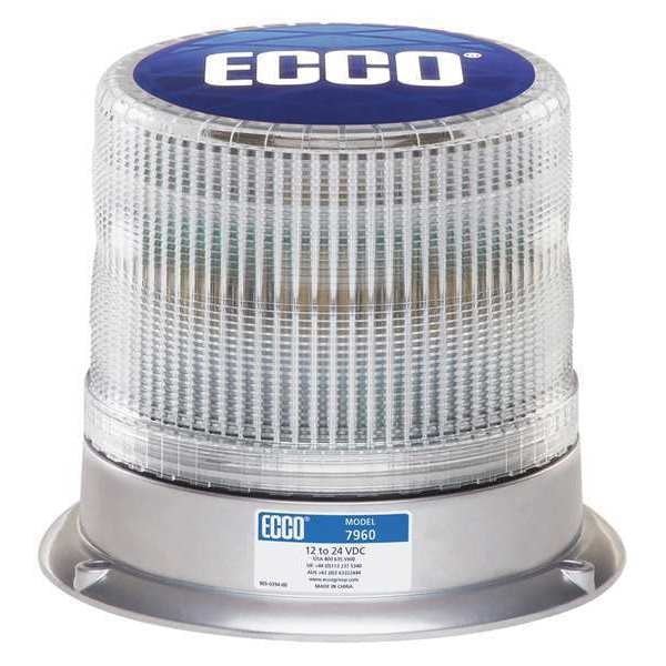 Led Beacon, 12-24Vdc, 11 Patterns, Clear