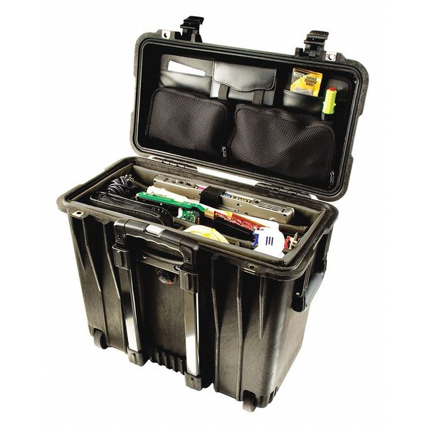Case 1670 with Dividers and Orange, Black