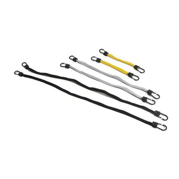 Flat Bungee Assortment, 6pc