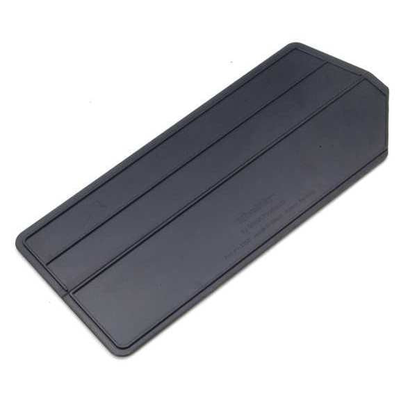 ABS Bin Dividers, Black, 0.125 in. W, 2.625 in. H