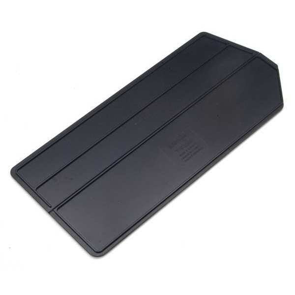 ABS Bin Dividers, Black, 0.125 in. W, 4.625 in. H