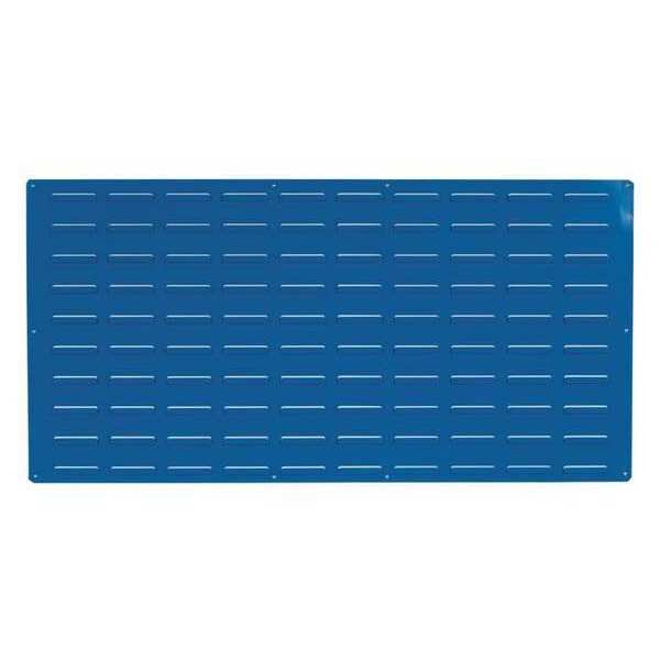 Steel Louvered Panels, 5/8 in. D x 48 in. H, Blue