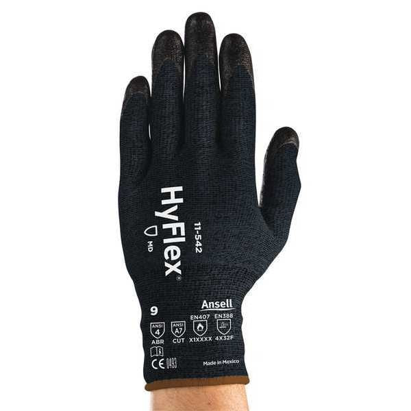 Cut Resistant Coated Gloves, A7 Cut Level, Foam Nitrile, S, 1 PR