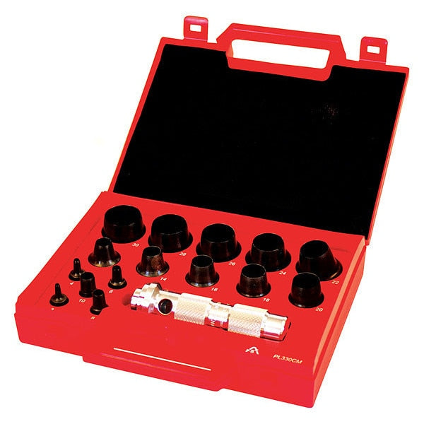 Metric Hollow Punch Kit, 16 pcs.