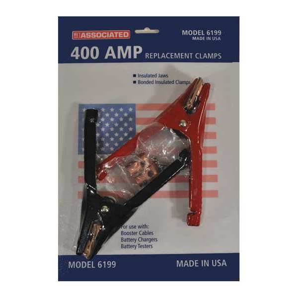 Booster Cable Replacement Clamps, 400A