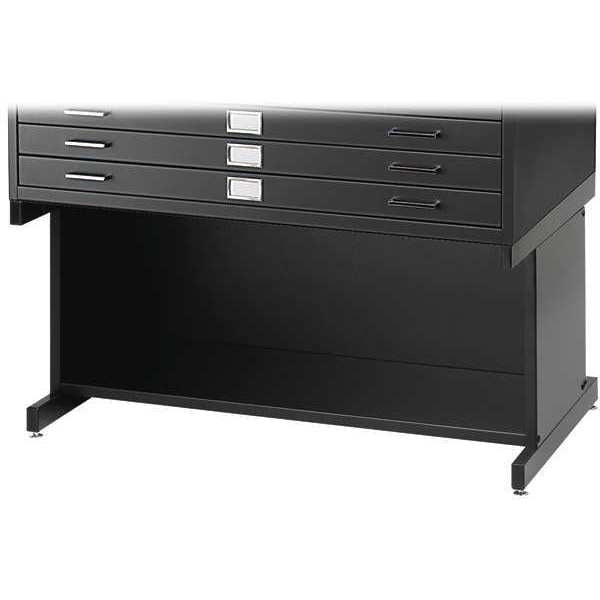 High Base for 4994BLR Flat File, Black