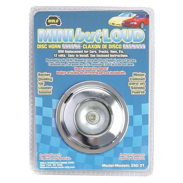 Mini But Loud Disc Horn, Chrome
