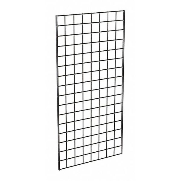 Wire Grid Panel 2 ft. x 4 ft., Black, 3PK