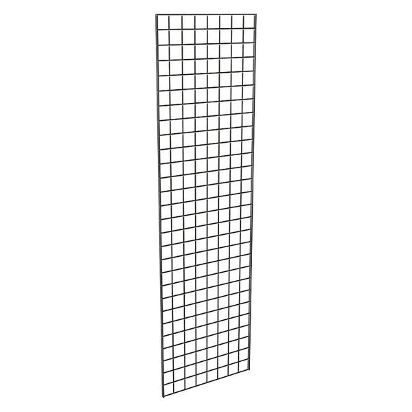 Wire Grid Panel 2 ft. x 7 ft., Black, 3PK