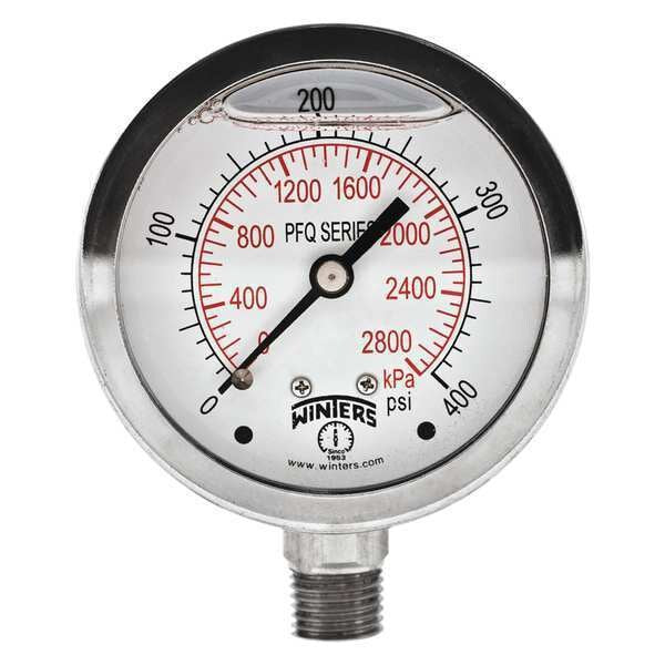 Qual. Ss/Ss Gauge 2.5 1/4 Lm 400 psi/Kpa