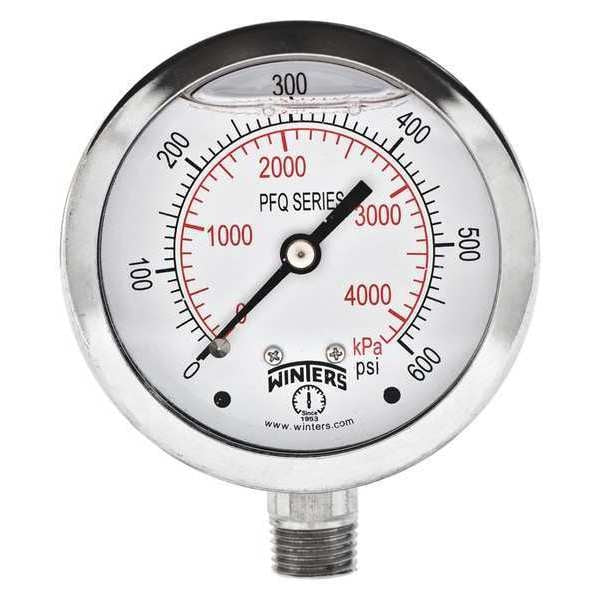 Qual. Ss/Ss Gauge 2.5 1/4 Lm 600 psi/Kpa