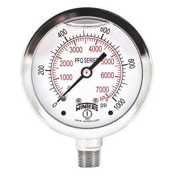 Qual. Ss/Ss Gauge 2.5 1/4 Lm 1000Psi/Kpa